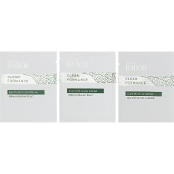Sample Your Moisture Routine: Clay Cleanser, Moisture Glow Serum & Day Cream (Sample Size: 3x2 ml)