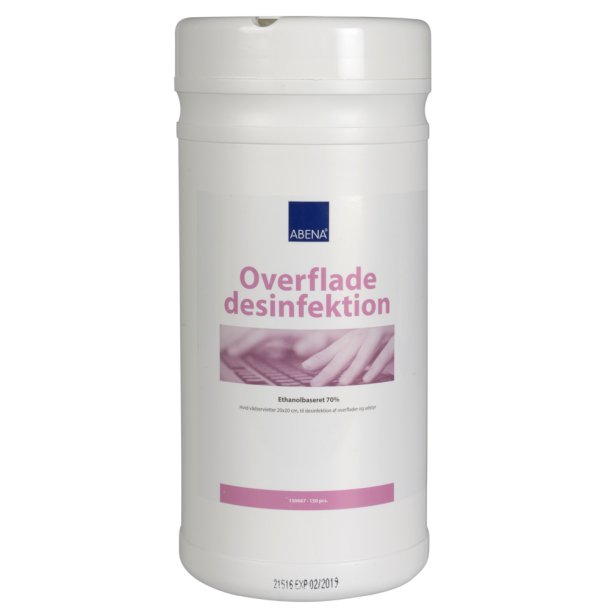 Overfladedesinfektion servietter