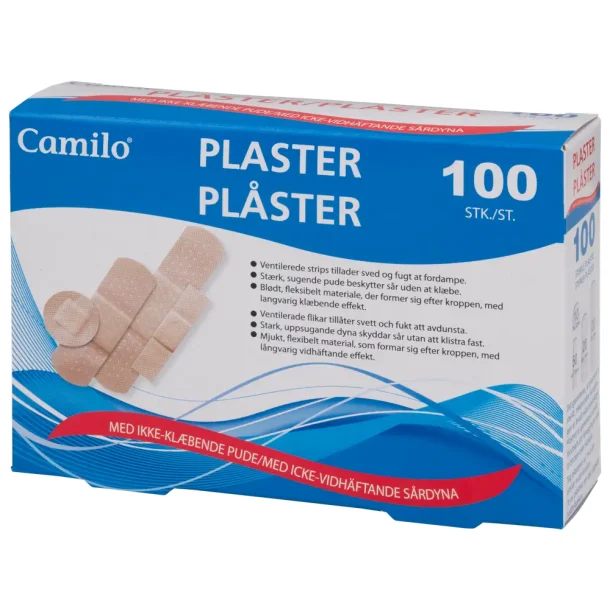 Plasters�t 4 str. 100 stk.