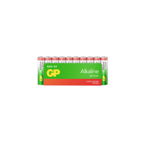 Batteri, GP Red, Alkaline, AAA, 10-pak