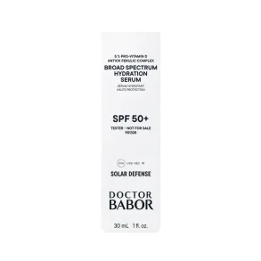 TESTER Solar Defense Broad Spectrum Hydration Serum SPF 50+