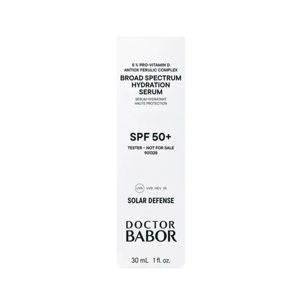 TESTER Solar Defense Broad Spectrum Hydration Serum SPF 50+