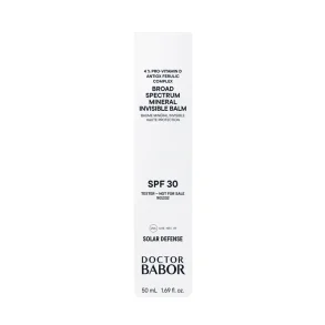 TESTER Solar Defense Broad Spectrum Mineral Invisible Balm SPF 30
