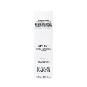 TESTER Solar Defense Broad Spectrum Radiance Cream SPF 50+