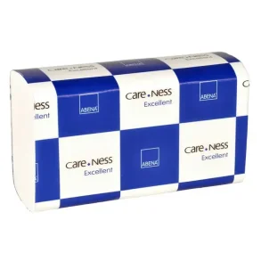 H�ndkl�deark, ABENA Care-Ness Excellent, 2-lags, Z-fold, 24x20,6cm, 8 cm, hvid, nyfiber  1 stk