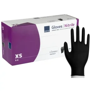 Nitril Handsker Pudderfri Bl� (str. XS) 100 stk.