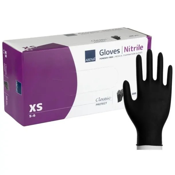 Nitril Handsker Pudderfri Bl� (str. XS) 100 stk.