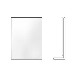 Akrylstander lige A4