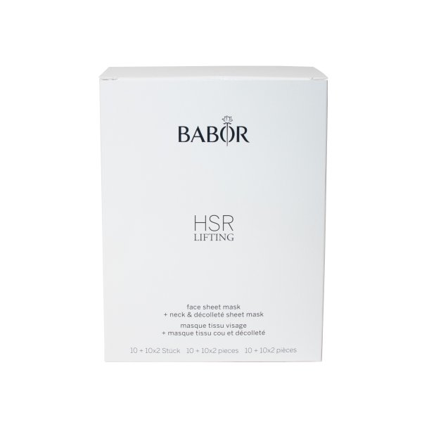 CP HSR Sheet Mask  for Face + Neck/ Decollet KASSE (2023)