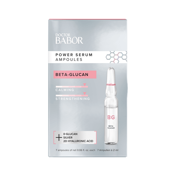 Doc BABOR Power Serum Ampoules + Beta Glucan (Retail Size 7 x 2 ml.)