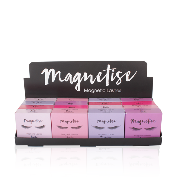 Magnetic Lashes Counter Top + Stock (2 of each style) = 16 lashes